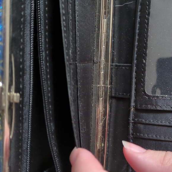 Gorgeous royal blue glitter waller - Picture 3 of 4